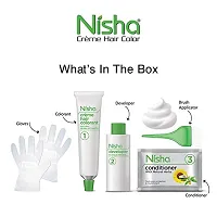 Nisha Creme Hair Color Combo Pack of Light Brown 120gm Jumbo + 40gm Sachet Pack ?-thumb4