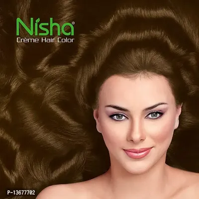 Nisha Cr?me 5.0 Light Brown Hair Color, No Ammonia, Long-Lasting, Hair Colour For Women ?-thumb4