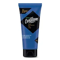 Nisha Cosglam Semi Permanent Hair Color for Unisex, Infused Conditioner, Glossy Finish, No Ammonia, No Peroxide & Non Oxidative, Vegan Highlights Hair Dye 120g #51 Wonder Blue-thumb1