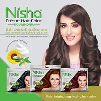 Nisha Creme Hair Color Combo Pack of Natural Black 120gm Jumbo + 40gm Sachet Pack ?-thumb4