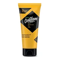 Nisha Cosglam Semi Permanent Hair Color for Unisex, Infused Conditioner, Glossy Finish, No Ammonia, No Peroxide  Non Oxidative, Vegan Highlights Hair Dye 120g #32 Sunshine Yellow-thumb1