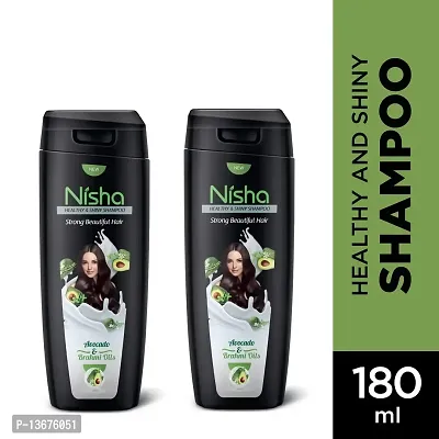 Nisha Avocado & Brahmi Shampoo For Strong Hair, 180 ML - Pack Of 2-thumb2