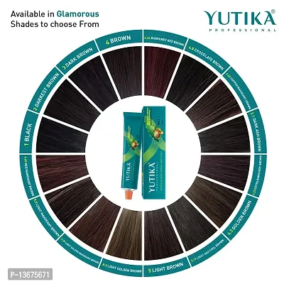 Yutika Professional Creme Hair Color 100gm Dark Blonde 6.0-thumb4