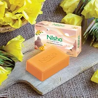 Nisha Luxury Soap Bar Pure Glycerin & Primrose 100g (Pack of 6) Peach-thumb3