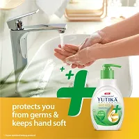 Yutika Naturals Complete Protection Neem Handwash 100% Natural Extract Liquid Soap 200ml Pump, With 180ml Liquid Refill Handwash-thumb4