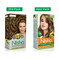 Nisha Cream Hair Color, Hair Highlighting Kit, Hair Color for Unisex, 60ml+60g+18ml - Dark Blonde ?-thumb1