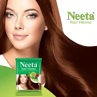 Neeta Hair Henna Colour Natural Brown Hair Color with 5 Natural Herbs, Ammonia Free Hair Colour for Women and Men, Natural Henna Based Hair Color-thumb1