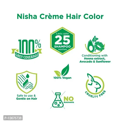 Nisha Cr?me Blonde Hair Color, 8 Light Blonde, 90ml + 60gm, (Pack of 1) ?-thumb5