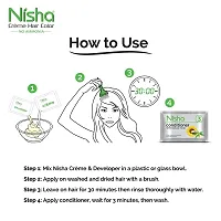 Nisha Cream Hair Color Rich Bright Long Lasting Hair Colouring For Ultra Soft Deep Shine 100% Grey Coverage Conditioning With Natural Herbs Golden Blonde (Pack of 6)-thumb4