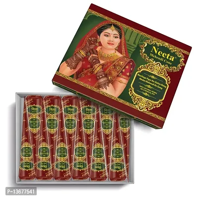 Neeta Natural Henna Mehandi Cone (12 Count (Pack of 1))-thumb5
