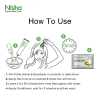 Nisha Cream Hair Color Rich Bright Long Lasting Hair Colouring For Ultra Soft Deep Shine 100% Grey Coverage Conditioning With Natural Herbs 120gm Natural Black (Pack of 3)-thumb4