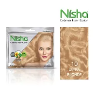 Nisha Creme Hair Color Combo Pack of Natural Black 120gm Jumbo + 40gm Sachet Pack ?-thumb1