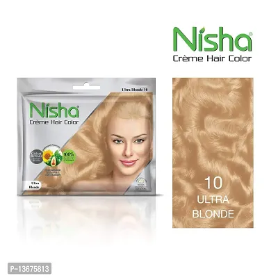 Nisha Creme Hair Color Combo Pack of Natural Black 120gm Jumbo + 40gm Sachet Pack ?-thumb2