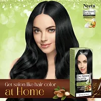 Neeta Professional Pro Fashion Color Kit Permanent Hair Color Natural Black.1.0-thumb1