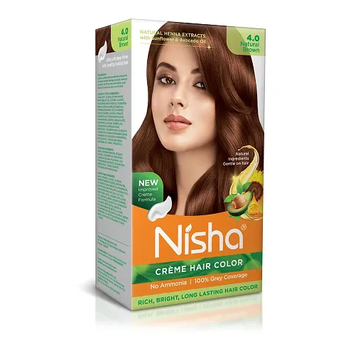 Nisha Cr?me Permanent Hair Color for Women And Men