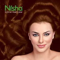 Nisha Cream Hair Color, Natural Brown Hair Color, Shade 4.0, Ammonia Free, Unisex Hair Colour, 60gm + 60ml (Pack 1)-thumb2