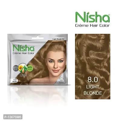 Nisha Creme Hair Color Combo Pack of Natural Black 120gm Jumbo + 40gm Sachet Pack ?-thumb2