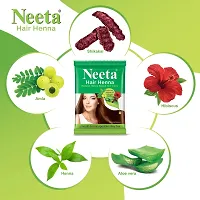 Neeta Hair Henna Colour Natural Brown Hair Color with 5 Natural Herbs, Ammonia Free Hair Colour for Women and Men, Natural Henna Based Hair Color-thumb2