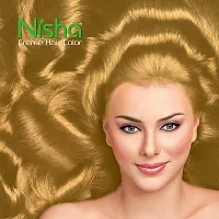 Nisha Cr?me Blonde Hair Color, 8.1 Golden Blonde, 90ml + 60gm, (Pack of 2) ?-thumb3