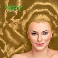 Nisha Creme Hair Color 150gm Jumbo + 40gm Sachet Golden Blonde (Combo Pack)-thumb3