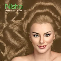 Nisha Creme Hair Color Combo Pack of Natural Black 120gm Jumbo + 40gm Sachet Pack ?-thumb2