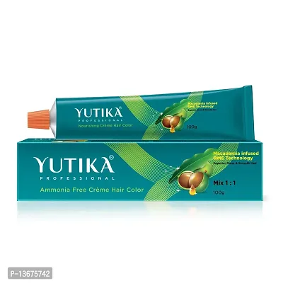 Yutika Professional Creme Hair Color 100gm Natural Black-thumb3