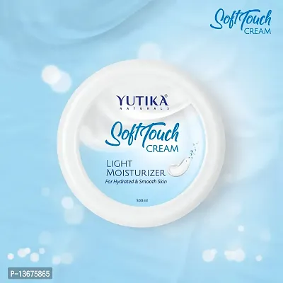 Yutika Naturals Soft Touch Light Moisturizer Cream, White-thumb2