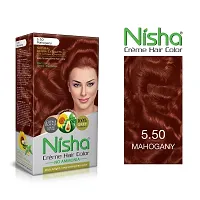 Nisha Crème Hair Color, Mahogany Pack of 1-thumb1