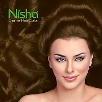 Nisha Crème Hair Color, Light Brown Pack of 1-thumb2