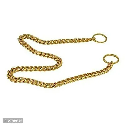 Stylish Golden Smart Pups Pure Brass Chock Chain For Small Dogs And Puppies