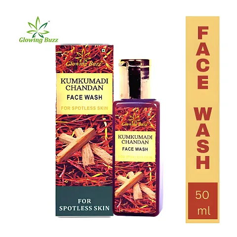 Glowing Buzz kumkumadi Face wash included chandan Natural for Acne  Pimples Wash 50 ml