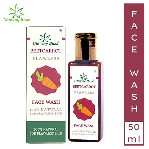 Glowing Buzz Ayurveda Natural hand made face wash with vegetables and fruits (50ml) - Glowing Buzz Men  Women All Skin Types Face Wash  (50 ml)