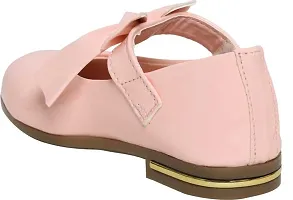 Prattle Foot Casual Leather Girl's Bellie, Trendy Bow Style Flat Ballet for Baby Girl's (Pink)- 12 Months-18 Months-thumb2