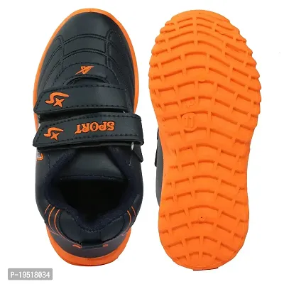 Prattle Foot Kids LED Casual Shoe/Kids Unisex Sneaker/Walking Shoe for Baby Boys and Girls / (T101)-NW-PFT101(2)-Orange_18-24MNTH-thumb5