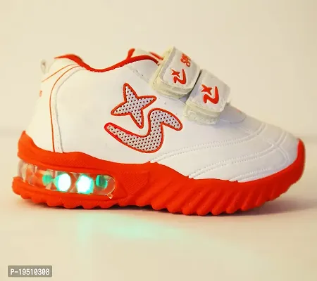 Prattle Foot Casual Shoe/LED Shoe for Baby Boys and Girls/Toddler Shoes / (T101)- NW-PFT101(3)-Red_18-24MNTH-thumb3
