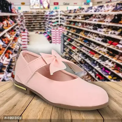 Prattle Foot Casual Leather Girl's Bellie, Trendy Bow Style Flat Ballet for Baby Girl's (Pink)- 12 Months-18 Months-thumb4
