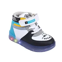 Prattle Foot Kids LED Light Up Shoes (GLOW T101-CGREEN)-thumb3