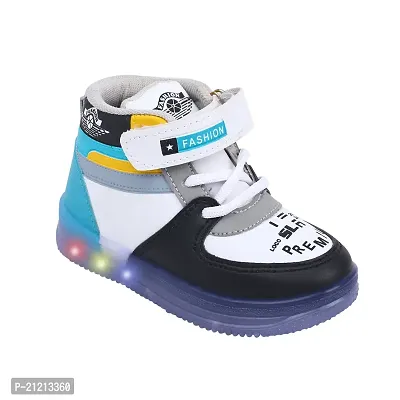 Prattle Foot Kids LED Light Up Shoes (GLOW T101-CGREEN)-thumb4