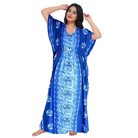 Women Cotton Printed Night Dress/Nighty