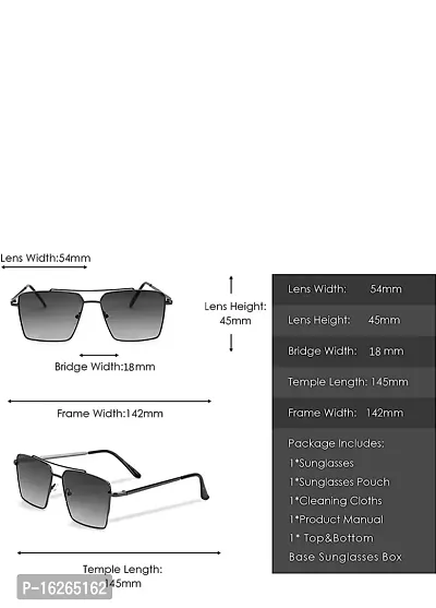 Buy SA106 Extra Small Mens Rectangular Metal Rim Classic Color Lens  Sunglasses Online at desertcartINDIA