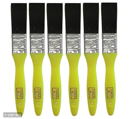 Painting Brushes Set Nylon/Bristle Wall Paint Brushes for Acrylic, Enamel, Distemper, and Other Paints-thumb0