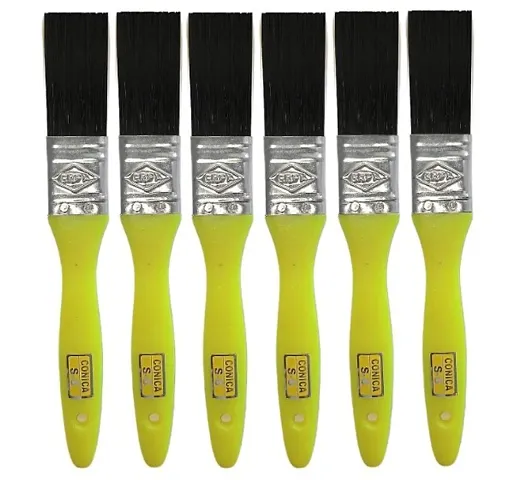 Painting Brushes Set Nylon/Bristle Wall Paint Brushes for Acrylic, Enamel, Distemper, and Other Paints