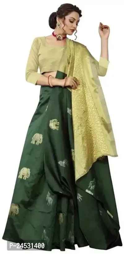 Stylish Fancy Designer Silk Blend Saree With Blouse Piece For Women-thumb2