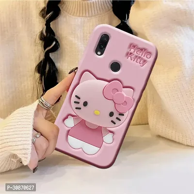 Ascensify Stylish Back Cover for Redmi Note 7 Cute Hello Kitty Soft Case with Kitty Face Holder  for Redmi Note 7-thumb5