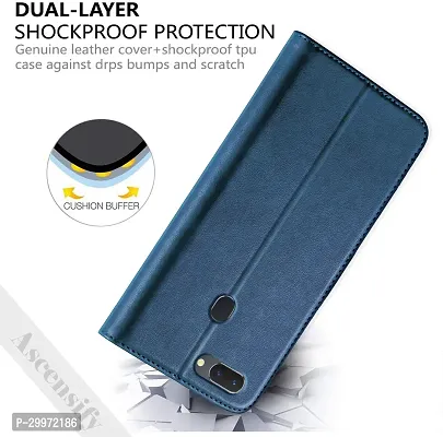 Classy Flip Cover for Realme 2 Blue Dual Protection-thumb3