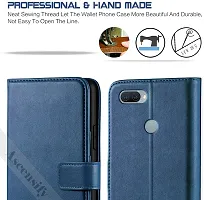 Classy Flip Cover for OPPO A11K Blue Dual Protection-thumb1