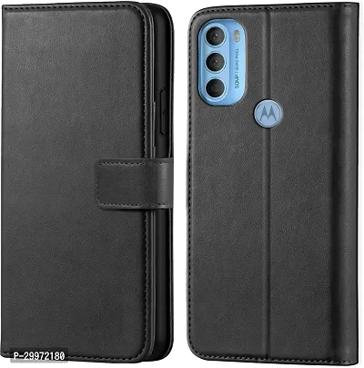 Classy Flip Cover for Moto G71 5G Black