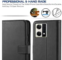 Classy Flip Cover for Oppo F21S Pro Black Dual Protection-thumb1