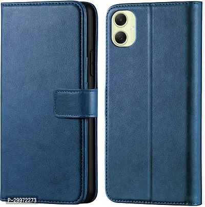 Classy Flip Cover for Samsung Galaxy A05 Blue Dual Protection