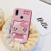 Ascensify Stylish Back Cover for Redmi Note 7 Cute Hello Kitty Soft Case with Kitty Face Holder  for Redmi Note 7-thumb2